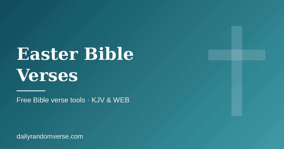 Easter Bible Verses: free Bible verse tool from Daily Random Verse